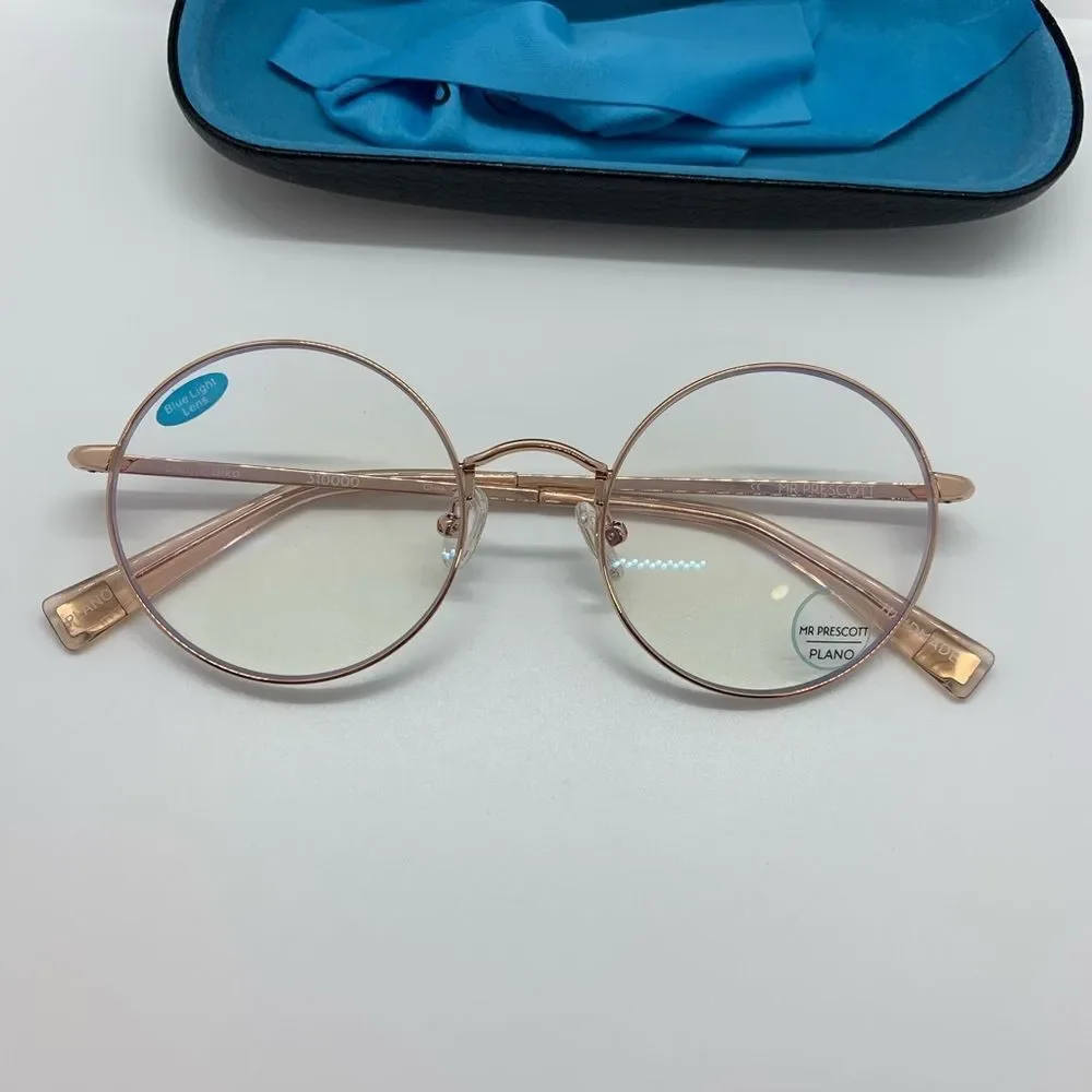 NIB Scojo BluLite Glasses - Rose Gold- Biko